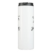 独自の書道引用文の作成 タンブラー (裏面)