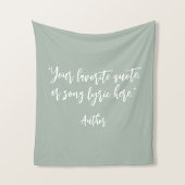 独自の書道引用文の作成 フリースブランケット