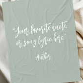 独自の書道引用文の作成 フリースブランケット