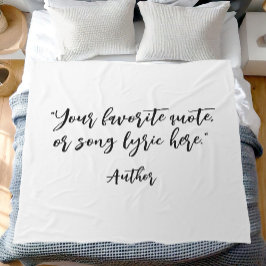 独自の書道引用文の作成 フリースブランケット