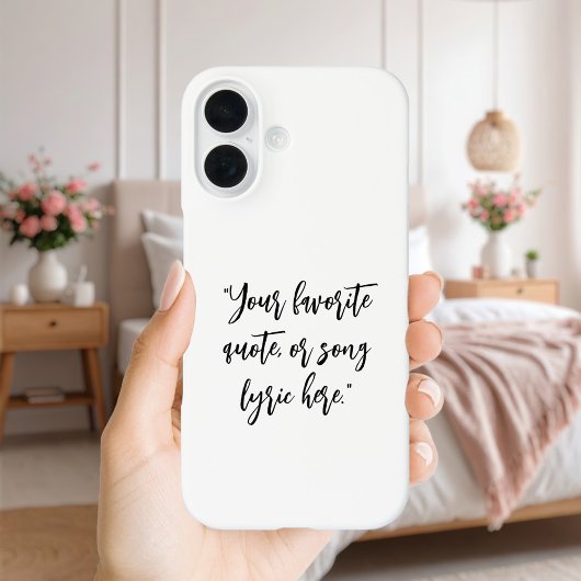 独自の書道引用文の作成 iPhone 16ケース