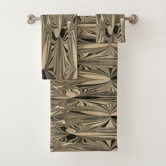 独自の最新万華鏡のように千変万化するパターンの作成 バスタオルセット (インサイチュ)