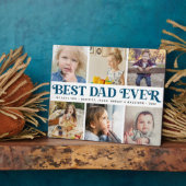 独自の最高のパパEver Photo Collageの作成 フォトプラーク (側面)