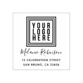 独自の木製のゴムのスタンプ(さまざまなサイズ) ラバースタンプ (インプリント)