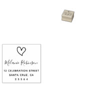 独自の木製のゴム印を作る(様々なサイズ) ラバースタンプ (押印)