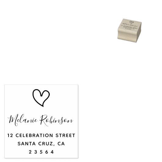 独自の木製のゴム印を作る（様々なサイズ） ラバースタンプ (押印)