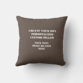 独自の枕を作カスタム成パーソナライズされたする クッション (裏面)