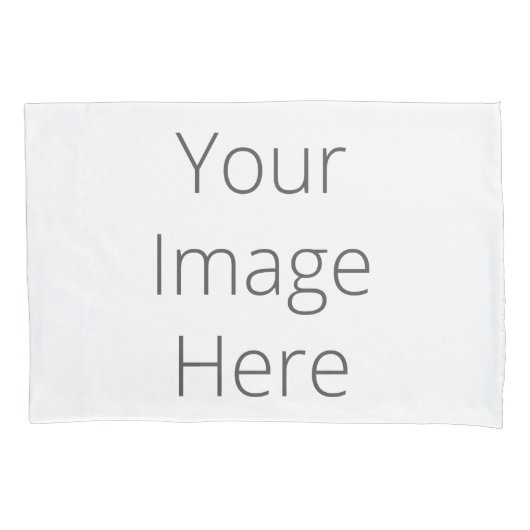 独自の枕独身の箱、標準サイズを作成 枕カバー (正面)