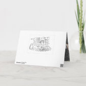 独自の検疫ビンゴ写真のクリスマスを作成 シーズンカード (裏面)