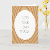 独自の楕円イメージを作成する カード (黄色い花)