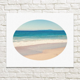 独自の楕円形の風景の写真を作成 キャンバスプリント