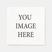 独自の標準カクテルペーパーナプキンの作成 スタンダードカクテルナプキン (正面)