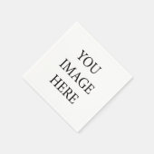 独自の標準カクテルペーパーナプキンの作成 スタンダードカクテルナプキン (角)