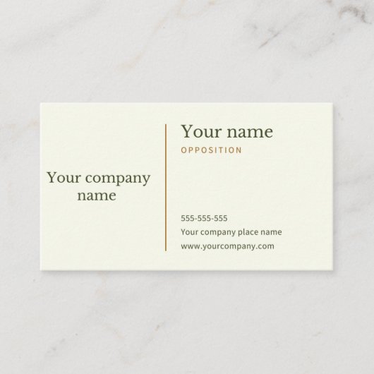 独自の標準名刺を作成する  名刺 (正面)