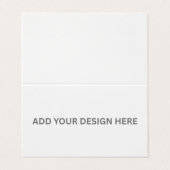 独自の横折カスタムり3.5"x2"を作成する 名刺 (外部フラット)