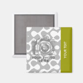 独自の正方形のマグネットを垂直に作成 マグネット (正面/裏面)