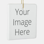 独自の正方形の作成オーナメント セラミックオーナメント (右)