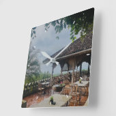 独自の正方形の壁時計を作成する スクエア壁時計 (傾斜)