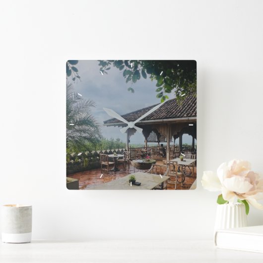 独自の正方形の壁時計を作成する スクエア壁時計 (ホーム)