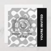 独自の正方形を作成招待状6 招待状 (正面/裏面)