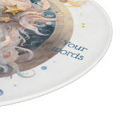 独自の水の色を作成する《星座》乙女座ガラス祭壇ボード カッティングボード (角)