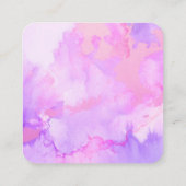 独自の水の色カスタム大理石を作成 エンクロージャーカード (裏面)