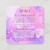 独自の水の色カスタム大理石を作成 エンクロージャーカード (正面)