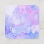 独自の水の色カスタム大理石を作成 エンクロージャーカード (裏面)