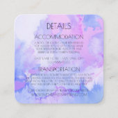 独自の水の色カスタム大理石を作成 エンクロージャーカード (正面)