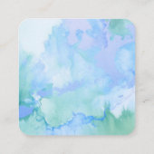 独自の水の色カスタム大理石を作成 エンクロージャーカード (裏面)