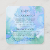 独自の水の色カスタム大理石を作成 エンクロージャーカード (正面)