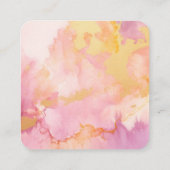 独自の水の色カスタム大理石を作成 エンクロージャーカード (裏面)