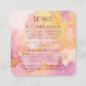 独自の水の色カスタム大理石を作成 エンクロージャーカード (正面)