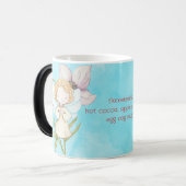 独自の水の色クリスマスエンジェルを作成 モーフィングマグカップ (正面左)