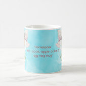 独自の水の色クリスマスエンジェルを作成 モーフィングマグカップ (中央)