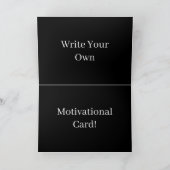 独自の水平を作やる気を起こさせる成 カード (内部)