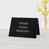 独自の水平を作やる気を起こさせる成 カード (黄色い花)