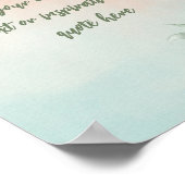 独自の水彩の作成やる気を起こさせる引用文 ポスター (角)