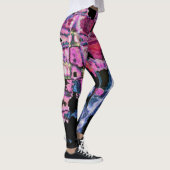 独自の水彩画カラフル像の作成デザイン レギンス (右)