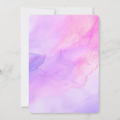 独自の水彩背景を作成する 招待状 (裏面)