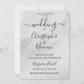 独自の水彩背景を作成する 招待状 (正面)