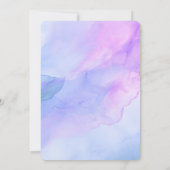 独自の水彩背景を作成する 招待状 (裏面)