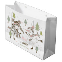 独自の氷の作成スケートで滑る冬の友だち