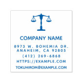 独自の法律事務所の作成 セルフインキングスタンプ (デザイン)