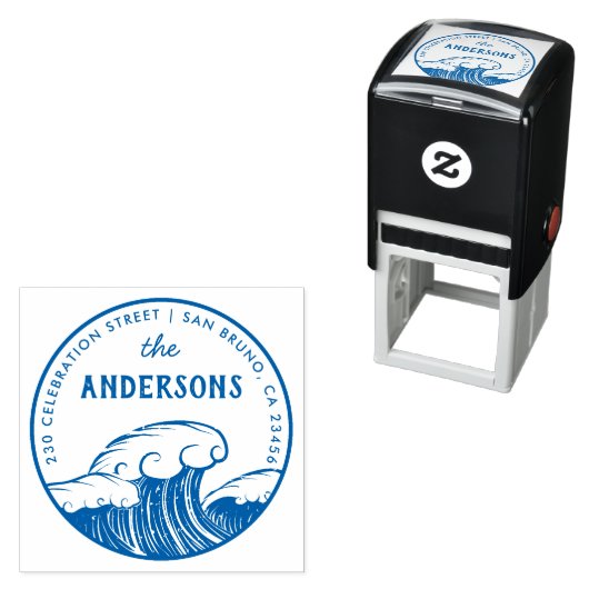 独自の波形カスタムの作成差出人住所 セルフインキングスタンプ (インサイチュ)