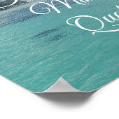 独自の海のやる気を起こさせる感動的作成 ポスター (角)