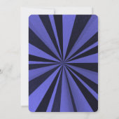 独自の深いのカスタム作成レトロ日が差すこと 招待状 (裏面)