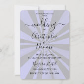 独自の深いのカスタム作成レトロ日が差すこと 招待状 (正面)