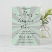 独自の深いのカスタム作成レトロ日が差すこと 招待状 (スタンド正面)