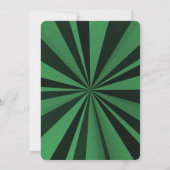 独自の深いのカスタム作成レトロ日が差すこと 招待状 (裏面)